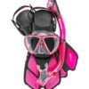 Cressi Bonete Dry Snorkel Set -Swimming Equipment Shop 8640257491112 pink 1a