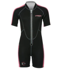 Cressi Girls' Lido Short Sleeve Spring Suit -Swimming Equipment Shop 8640257556648 2t