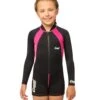 Cressi Girls' Long Sleeve Spring Suit -Swimming Equipment Shop 8640257687720 blackpink