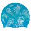 Sporti Jellyfish Silicone Swim Cap -Swimming Equipment Shop 8640300646568 blue
