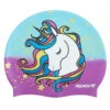 Sporti Unicorn Sparkle Silicone Swim Cap -Swimming Equipment Shop 8640300744872 purple