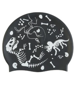 Sporti Fossil Silicone Swim Cap 11 Sporti Fossil Silicone Swim Cap -Swimming Equipment Shop 8640306446504 black 2a