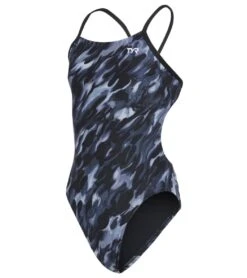 TYR Girls' Draco Cutoutfit One Piece Swimsuit 25 TYR Girls' Draco Cutoutfit One Piece Swimsuit -Swimming Equipment Shop 8640345079976 titanium