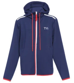 TYR Unisex Youth Team Zip Hoodie 26 TYR Unisex Youth Team Zip Hoodie -Swimming Equipment Shop 8640367722664 redwhiteblue 1a