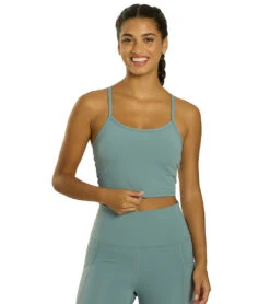 Everyday Yoga Unity Solid Crop Tank -Swimming Equipment Shop 8640375488680 basalt 2a