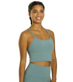 Everyday Yoga Unity Solid Crop Tank -Swimming Equipment Shop 8640375488680 basalt 3a