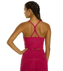 Everyday Yoga Unity Solid Crop Tank -Swimming Equipment Shop 8640375488680 plumberry