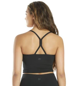 Everyday Yoga Unity Solid Crop Tank -Swimming Equipment Shop 8640375488680 trueblack