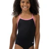 Dolfin Uglies Girls' Solid One Piece Swimsuit ( Big Kid) 2 Dolfin Uglies Girls' Solid One Piece Swimsuit ( Big Kid) -Swimming Equipment Shop 8640391577768 black