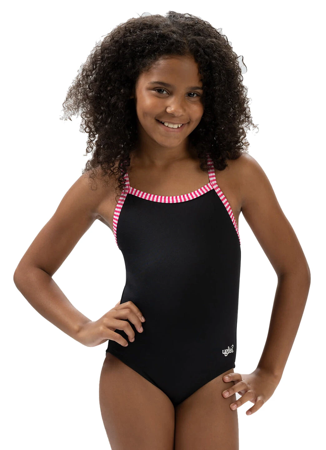 Dolfin Uglies Girls' Solid One Piece Swimsuit ( Big Kid) 5 Dolfin Uglies Girls' Solid One Piece Swimsuit ( Big Kid) - Image 3