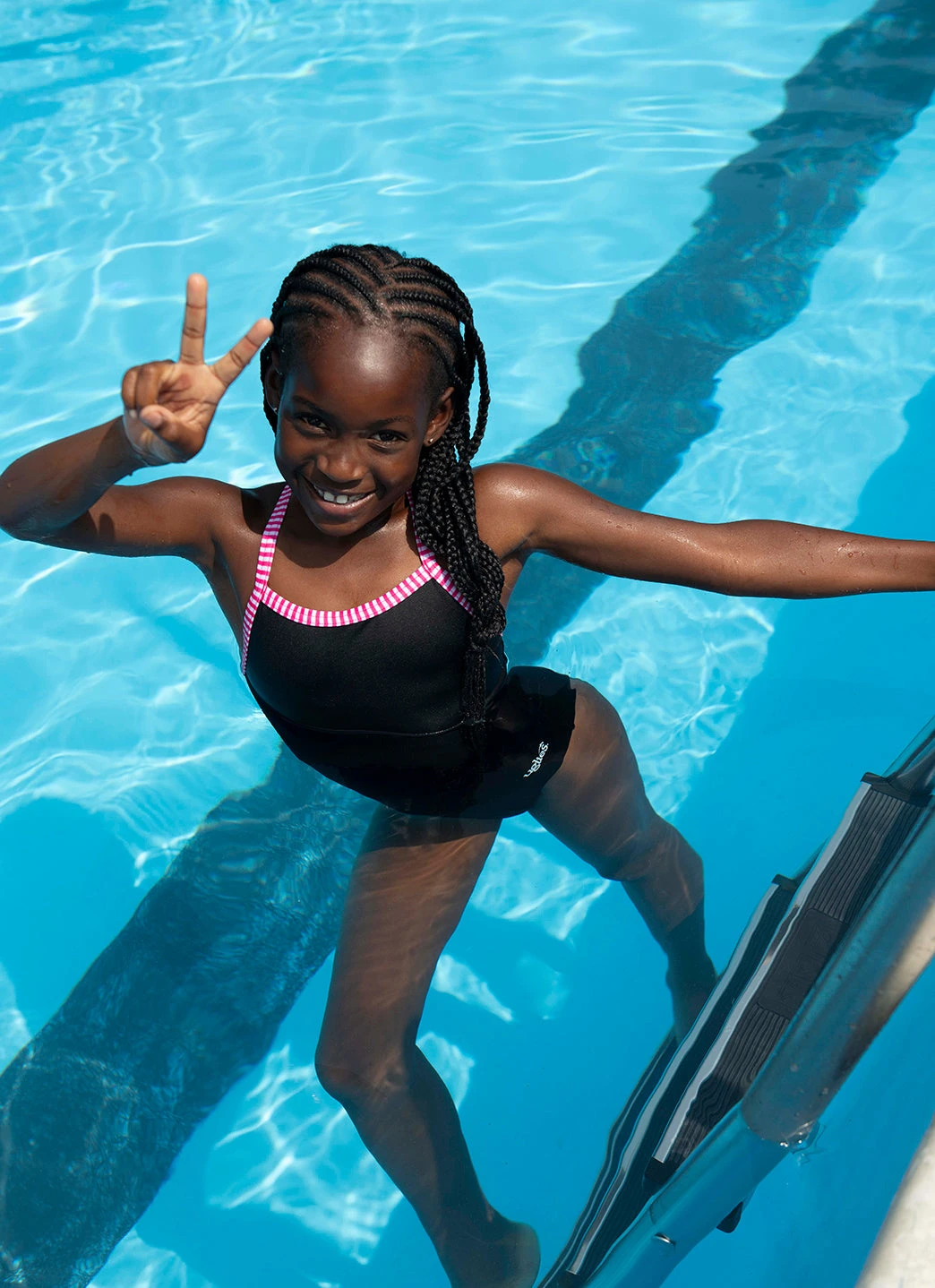 Dolfin Uglies Girls' Solid One Piece Swimsuit ( Big Kid) 8 Dolfin Uglies Girls' Solid One Piece Swimsuit ( Big Kid) - Image 6