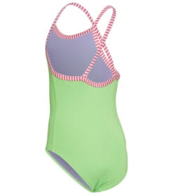 Dolfin Uglies Girls' Solid One Piece Swimsuit ( Big Kid) 31 Dolfin Uglies Girls' Solid One Piece Swimsuit ( Big Kid) -Swimming Equipment Shop 8640391577768 lime 2a