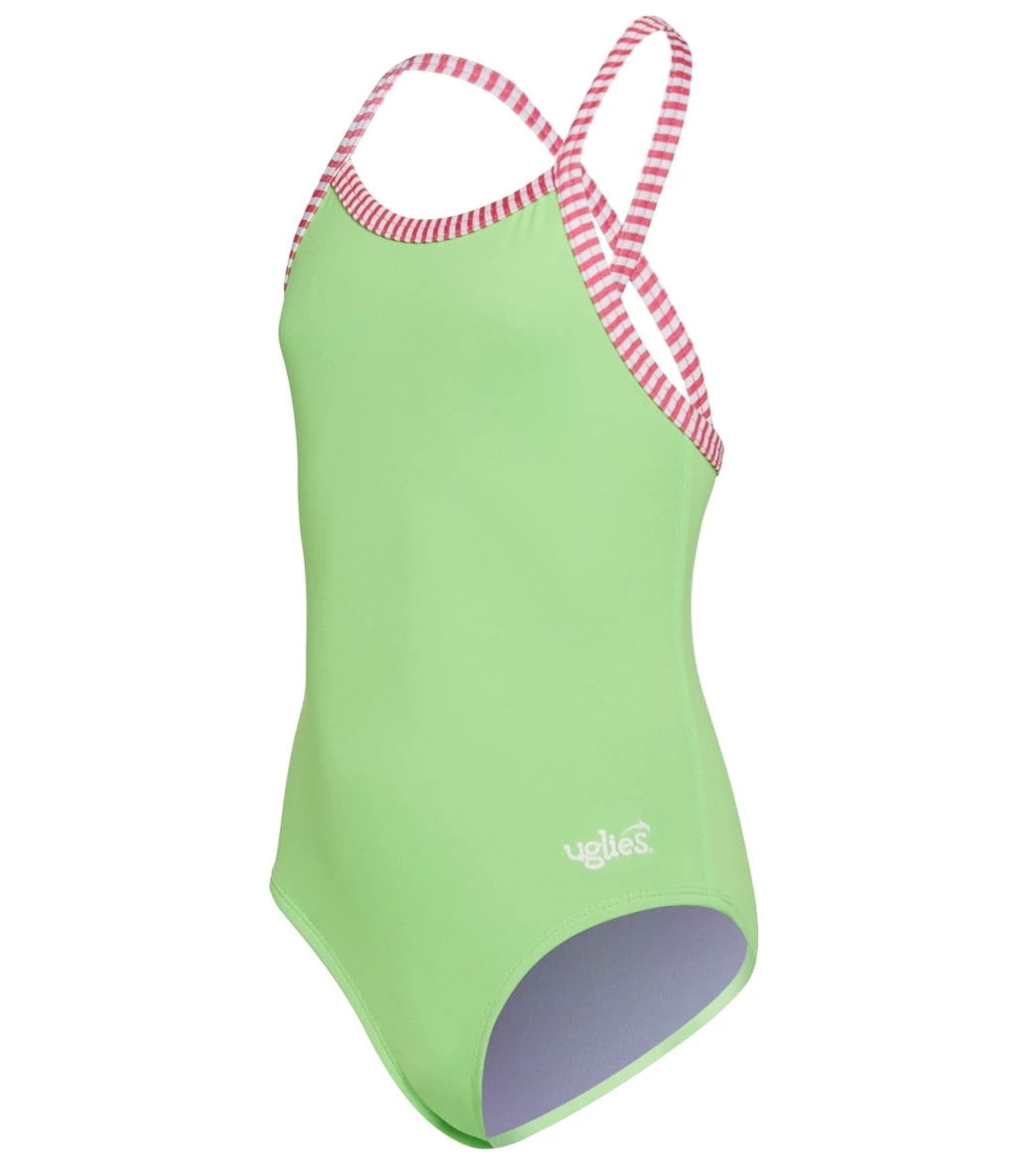 Dolfin Uglies Girls' Solid One Piece Swimsuit ( Big Kid) 17 Dolfin Uglies Girls' Solid One Piece Swimsuit ( Big Kid) - Image 15