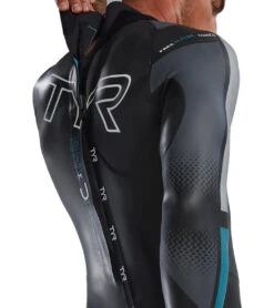TYR Men's Hurricane Cat 3 Fullsleeve Triathlon Wetsuit 23 TYR Men's Hurricane Cat 3 Fullsleeve Triathlon Wetsuit -Swimming Equipment Shop 8640434012328 silverturquoise 5a
