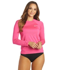 Nike Women's Long Sleeve Hydro Rash Guard
