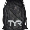 TYR Alliance Mesh Equipment Drawstring Sack Pack -Swimming Equipment Shop 8640582189224 black 1a