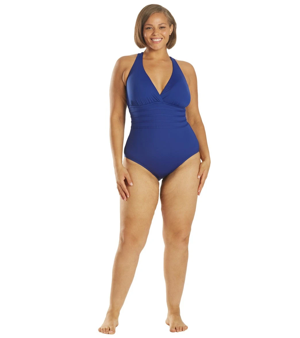 La Blanca Plus Size Island Goddess Multi Strap One Piece Swimsuit 13 La Blanca Plus Size Island Goddess Multi Strap One Piece Swimsuit - Image 11