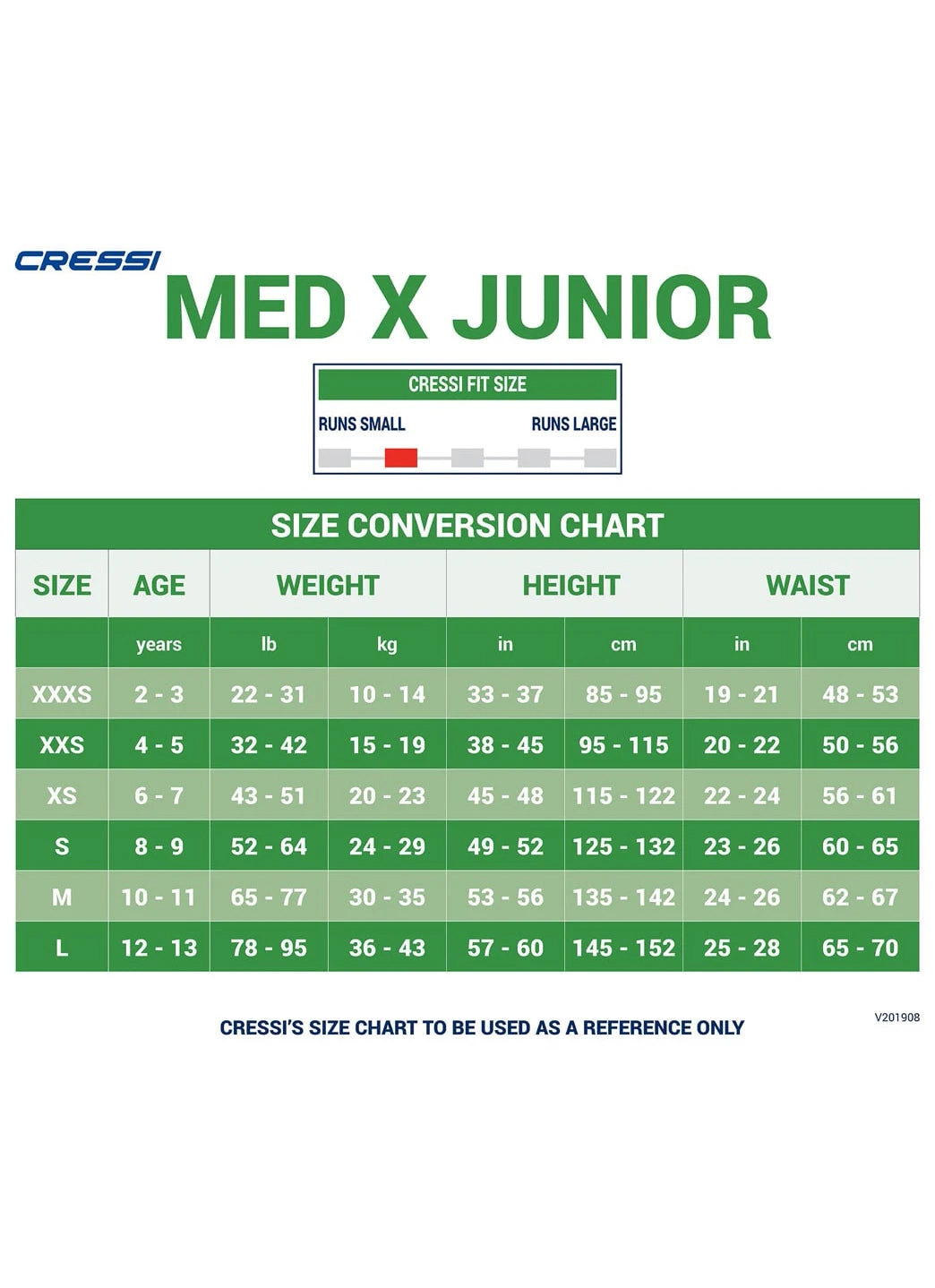 Cressi Junior Med X Shorty 2.5mm 6 Cressi Junior Med X Shorty 2.5mm - Image 4