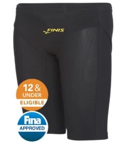 FINIS Boys' Fuse Jr. Jammer Tech Suit Swimsuit -Swimming Equipment Shop 8640819298472 black