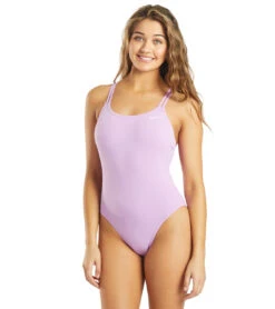 Nike Women's HydraStrong Solid Spider Back One Piece Swimsuit -Swimming Equipment Shop 8640837419176 fuchsiaglow