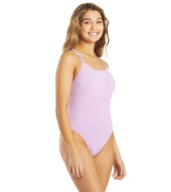 Nike Women's HydraStrong Solid Spider Back One Piece Swimsuit -Swimming Equipment Shop 8640837419176 fuchsiaglow 2a