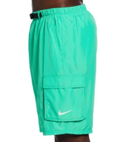 Nike Men's 20" Belted Packable Swim Trunks -Swimming Equipment Shop 8640921174184 electricalgae 3a