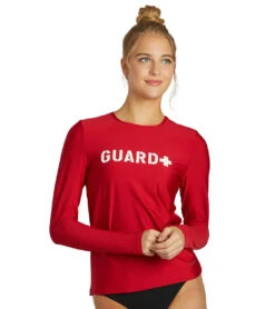 Sporti Guard Women's L/S UPF 50+ Comfort Fit Rash Guard -Swimming Equipment Shop 8640999096488 2t