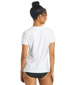 Sporti Women's S/S UPF 50+ Comfort Fit Rash Guard 30 Sporti Women's S/S UPF 50+ Comfort Fit Rash Guard -Swimming Equipment Shop 8641024262312 white 3a