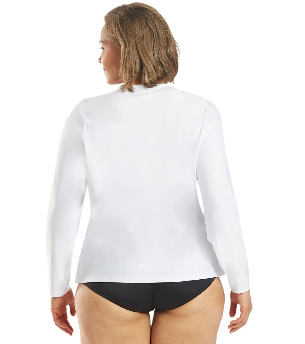 Sporti Women's Plus Size L/S UPF 50+ Comfort Fit Rash Guard 13 Sporti Women's Plus Size L/S UPF 50+ Comfort Fit Rash Guard - Image 11