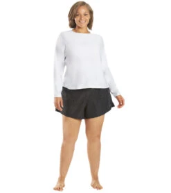 Sporti Women's Plus Size L/S UPF 50+ Comfort Fit Rash Guard 35 Sporti Women's Plus Size L/S UPF 50+ Comfort Fit Rash Guard -Swimming Equipment Shop 8641029636264 white 6a