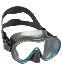 Cressi F-Dual Frameless Scuba Mask -Swimming Equipment Shop 8641055228072 bluesilver 1a