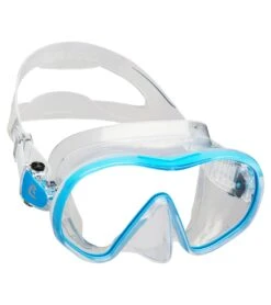 Cressi F-Dual Frameless Scuba Mask -Swimming Equipment Shop 8641055228072 clearblue 1a