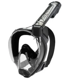 Cressi Baron Full Face Snorkeling Mask -Swimming Equipment Shop 8641055260840 blackblack 1a