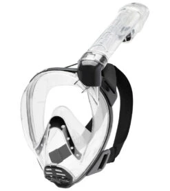 Cressi Baron Full Face Snorkeling Mask -Swimming Equipment Shop 8641055260840 clearblack