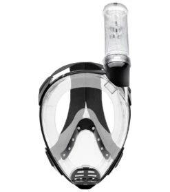 Cressi Baron Full Face Snorkeling Mask -Swimming Equipment Shop 8641055260840 clearblack 2a