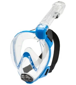 Cressi Baron Full Face Snorkeling Mask -Swimming Equipment Shop 8641055260840 clearblue 1a