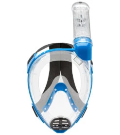Cressi Baron Full Face Snorkeling Mask -Swimming Equipment Shop 8641055260840 clearblue 2a