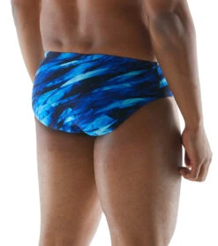 TYR Men's Vitric Racer Brief Swimsuit -Swimming Equipment Shop 8641188004008 blue 2a