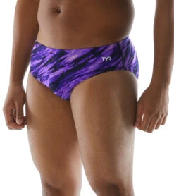 TYR Men's Vitric Racer Brief Swimsuit -Swimming Equipment Shop 8641188004008 purple 1a