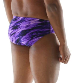 TYR Men's Vitric Racer Brief Swimsuit -Swimming Equipment Shop 8641188004008 purple 2a