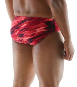 TYR Men's Vitric Racer Brief Swimsuit -Swimming Equipment Shop 8641188004008 red 2a