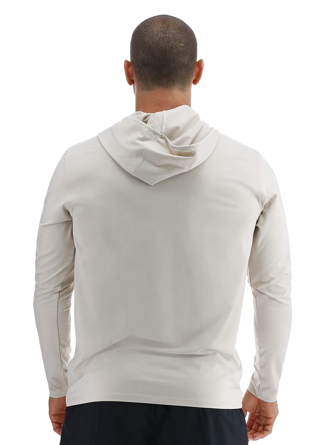 TYR Men's SunDefense Long Sleeve Hooded Swim Shirt 9 TYR Men's SunDefense Long Sleeve Hooded Swim Shirt - Image 7