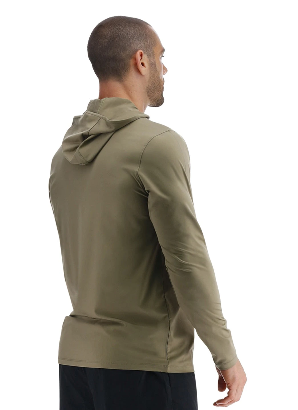 TYR Men's SunDefense Long Sleeve Hooded Swim Shirt 18 TYR Men's SunDefense Long Sleeve Hooded Swim Shirt - Image 16