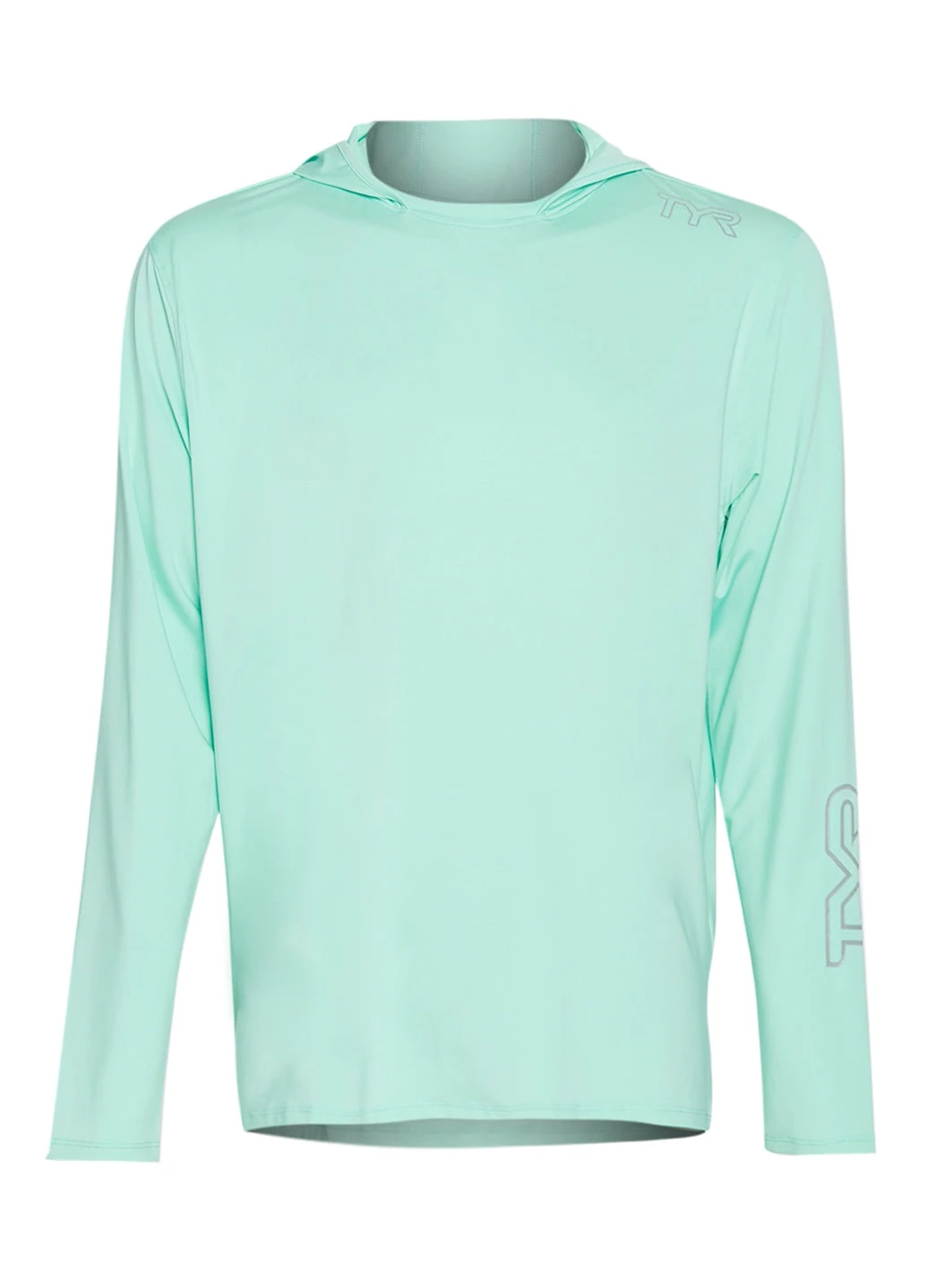 TYR Men's SunDefense Long Sleeve Hooded Swim Shirt 6 TYR Men's SunDefense Long Sleeve Hooded Swim Shirt - Image 4