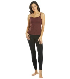 Everyday Yoga Divine Cheetah Scoop Back Support Tank -Swimming Equipment Shop 8641263272104 burgundycheetah 4a
