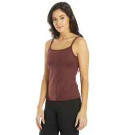 Everyday Yoga Divine Cheetah Scoop Back Support Tank -Swimming Equipment Shop 8641263272104 burgundycheetah 5a