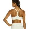 Everyday Yoga Delight Solid Racer Back Sports Bra -Swimming Equipment Shop 8641266843816 oatmeal 1a