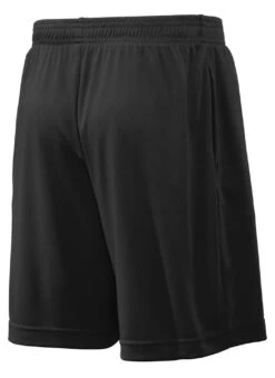 SwimOutlet Boys' Sport-Tek® PosiCharge® Competitor™ Pocketed Short -Swimming Equipment Shop 8641333756072 black 4a