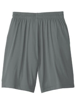 SwimOutlet Boys' Sport-Tek® PosiCharge® Competitor™ Pocketed Short -Swimming Equipment Shop 8641333756072 irongrey 3a