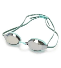 TYR Black Ops 140 EV Racing Mirrored Femme Fit Goggle -Swimming Equipment Shop 8641445494952 silvermintmint 1a